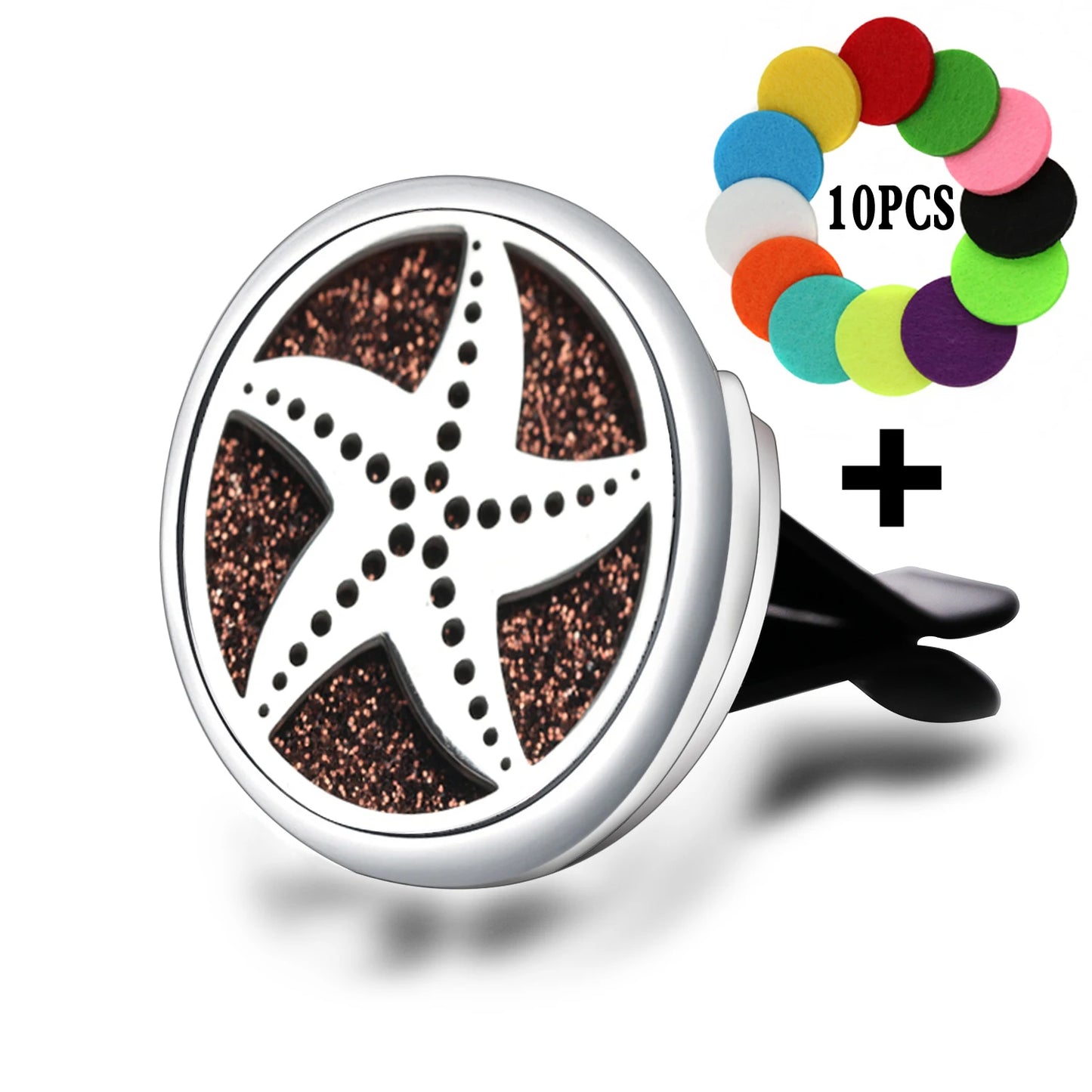 Joint d'aromathérapie pour voiture, arbre de vie, sortie d'air de voiture en acier inoxydable, diffuseur d'huile essentielle, médaillon de parfum à la mode, bijoux