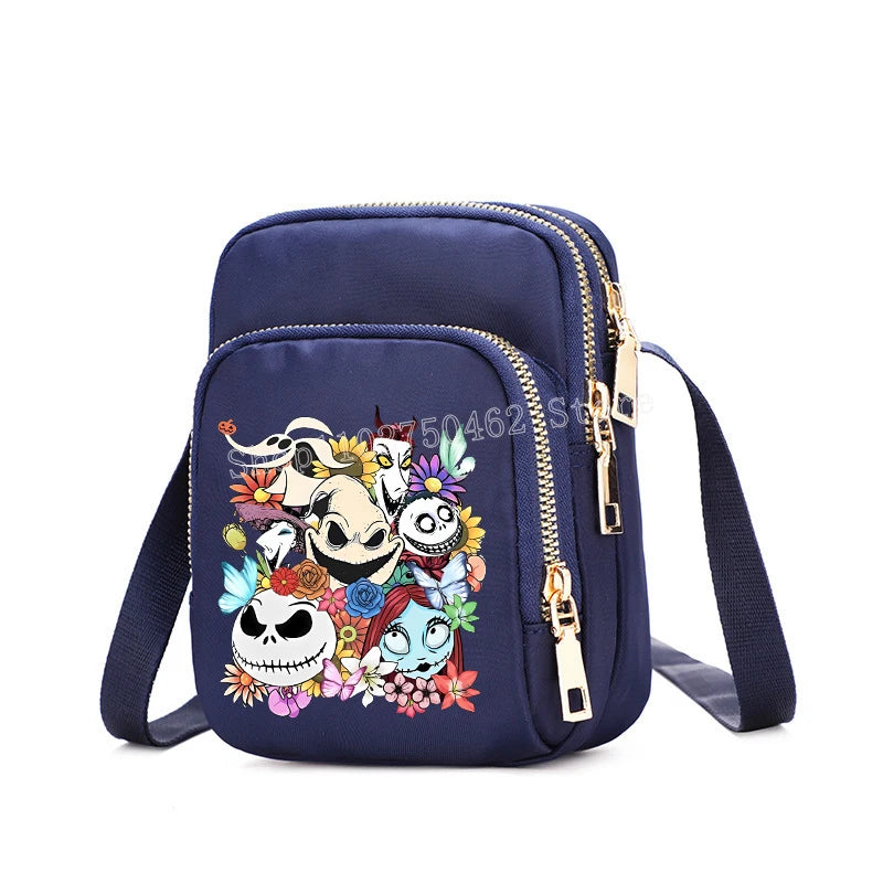 Sacs à bandoulière Disney le cauchemar avant noël pour hommes et femmes, pochette à bandoulière de grande capacité, sac à main de voyage, cadeau pour enfants, nouvelle collection