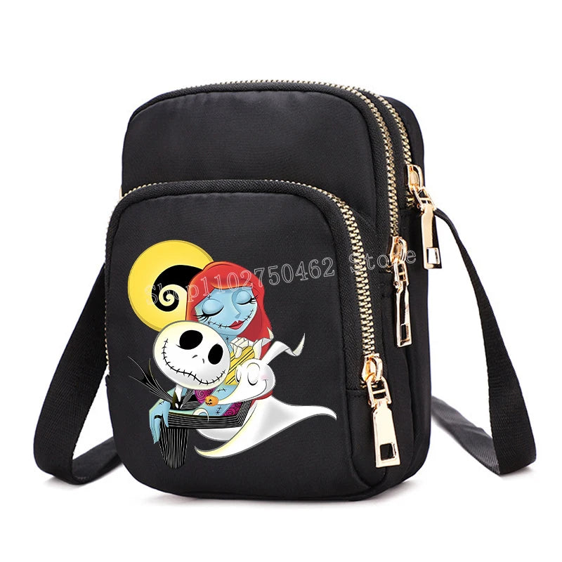 Sacs à bandoulière Disney le cauchemar avant noël pour hommes et femmes, pochette à bandoulière de grande capacité, sac à main de voyage, cadeau pour enfants, nouvelle collection