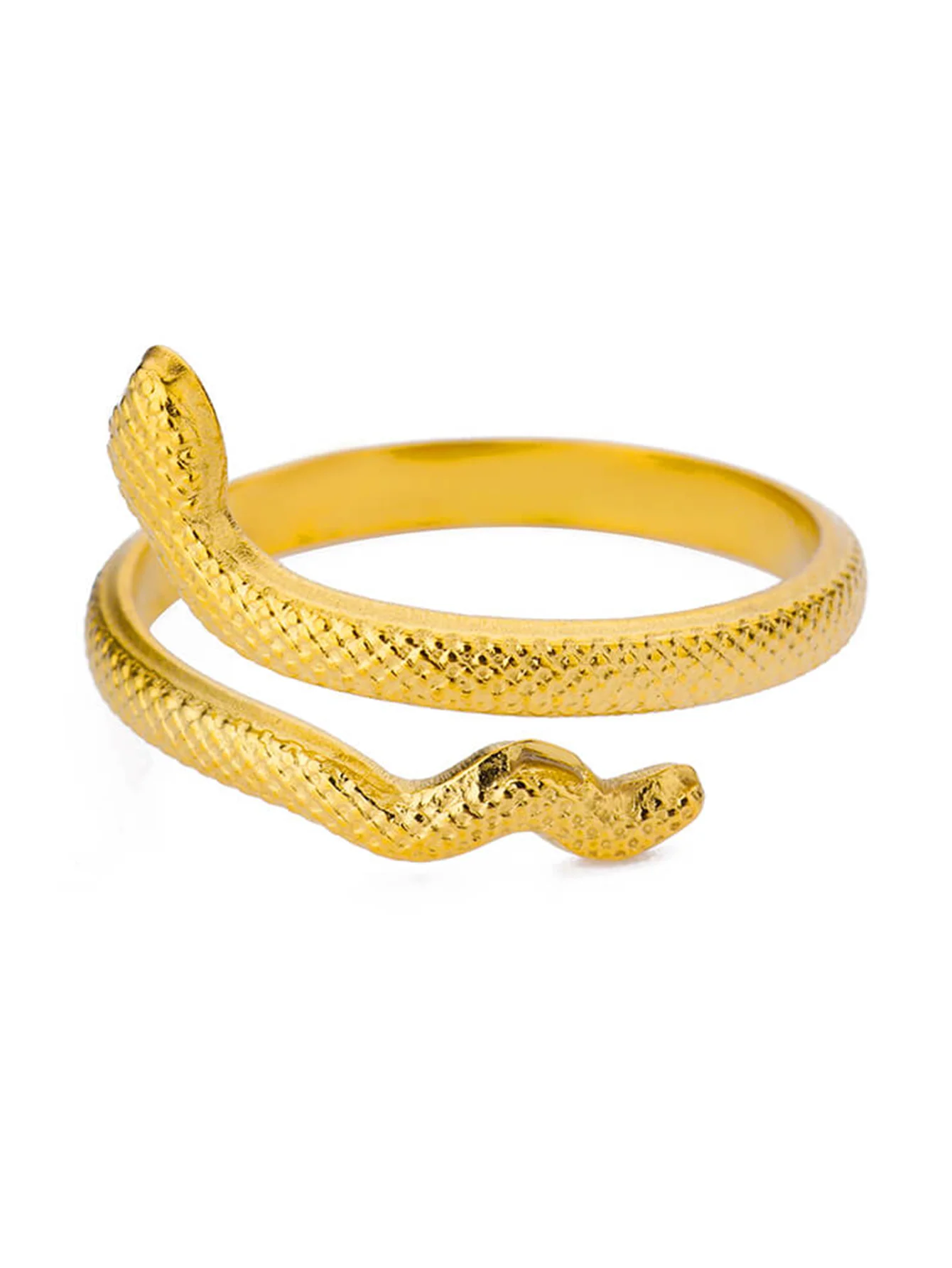 Bagues serpent en acier inoxydable plaqué or 316L pour femmes et hommes, anneau ouvert et réglable, bijoux esthétiques gothiques Vintage