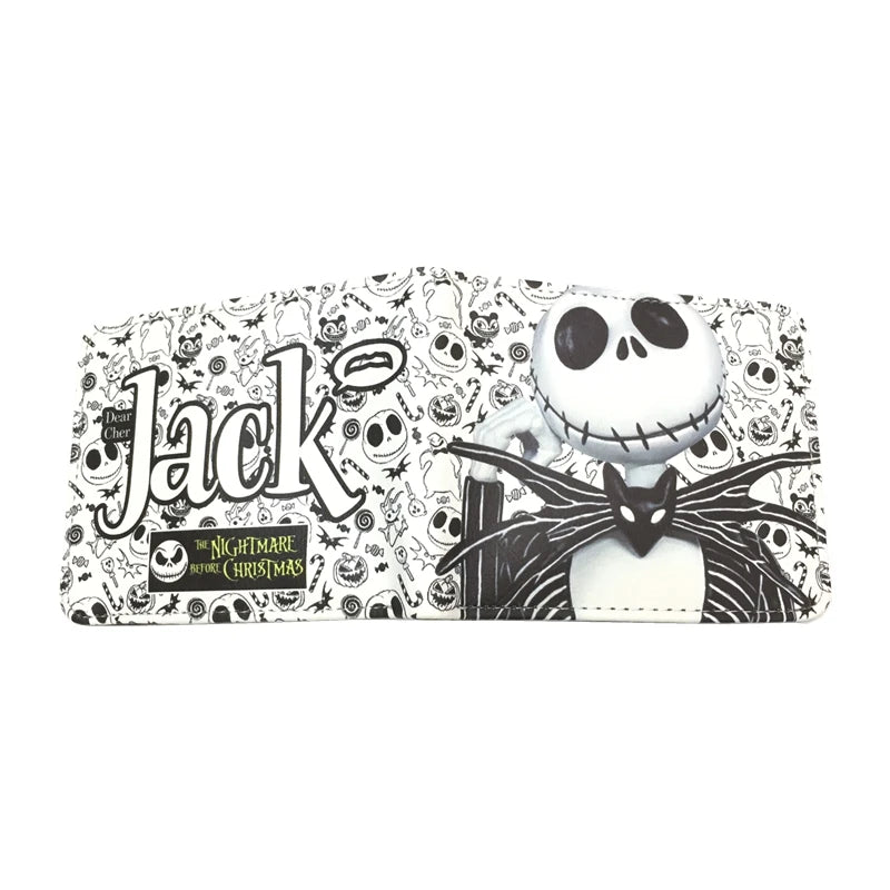 The Nightmare Before Christmas PU Leather Wallet, Credict Card Holder, Purse with Coin Pocket, New Arrival