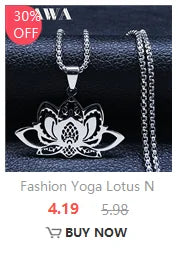 Géométrie sacrée Metatron Cube ange sceau archange collier pour femmes hommes acier inoxydable fleur de vie Lotus bijoux N7961S02