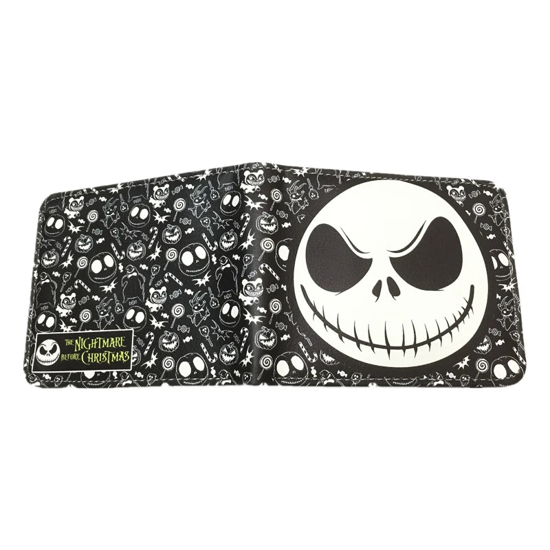The Nightmare Before Christmas PU Leather Wallet, Credict Card Holder, Purse with Coin Pocket, New Arrival
