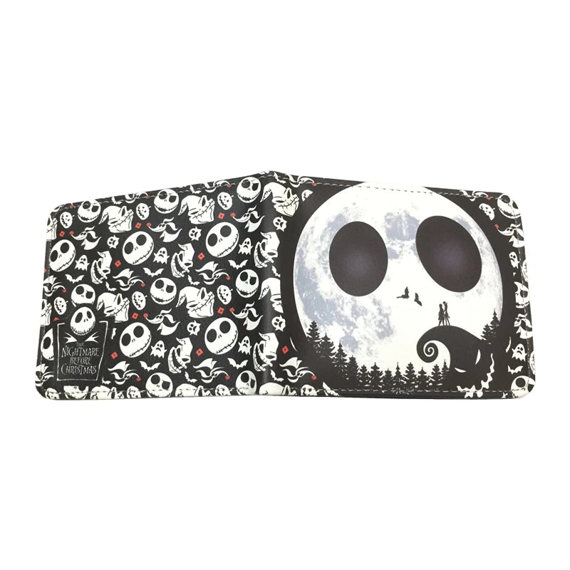 The Nightmare Before Christmas PU Leather Wallet, Credict Card Holder, Purse with Coin Pocket, New Arrival