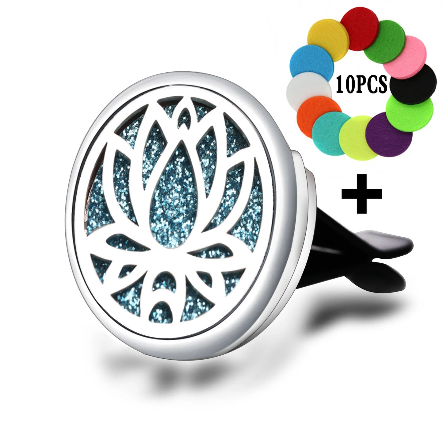 Joint d'aromathérapie pour voiture, arbre de vie, sortie d'air de voiture en acier inoxydable, diffuseur d'huile essentielle, médaillon de parfum à la mode, bijoux