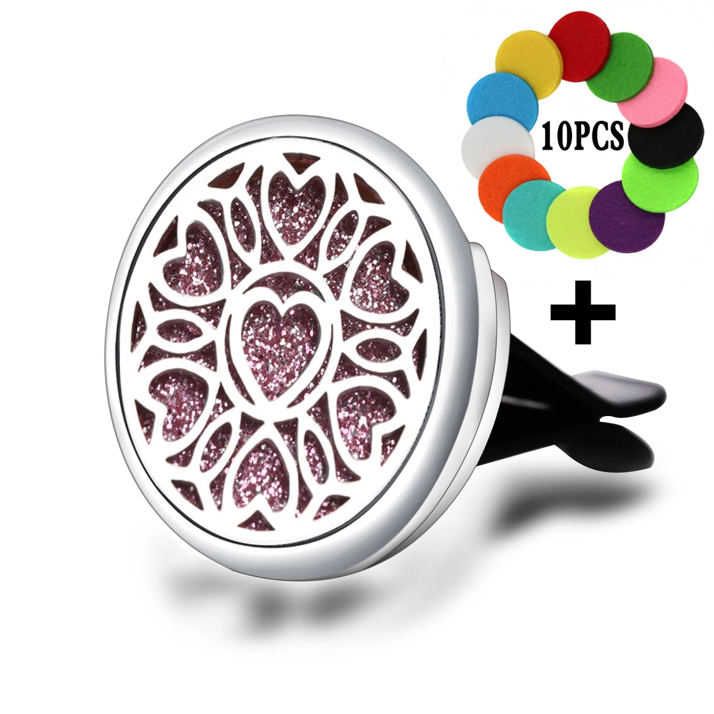 Joint d'aromathérapie pour voiture, arbre de vie, sortie d'air de voiture en acier inoxydable, diffuseur d'huile essentielle, médaillon de parfum à la mode, bijoux