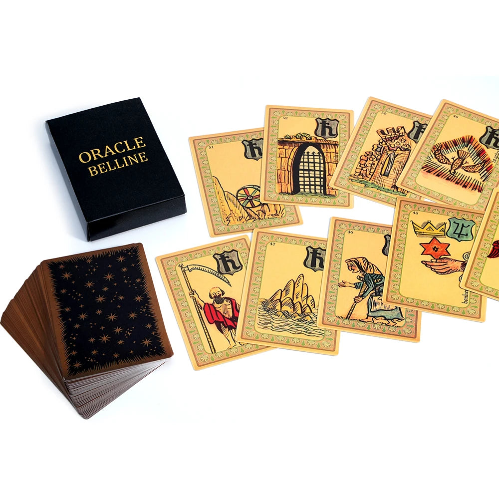 Oracle Belline Un Outil Précieux pour la Divination et la Guidance Spirituelle Parfait pour les Débutants et les Pratiquants Avancés Éditions Spéciales Avec un livret d'instructions.