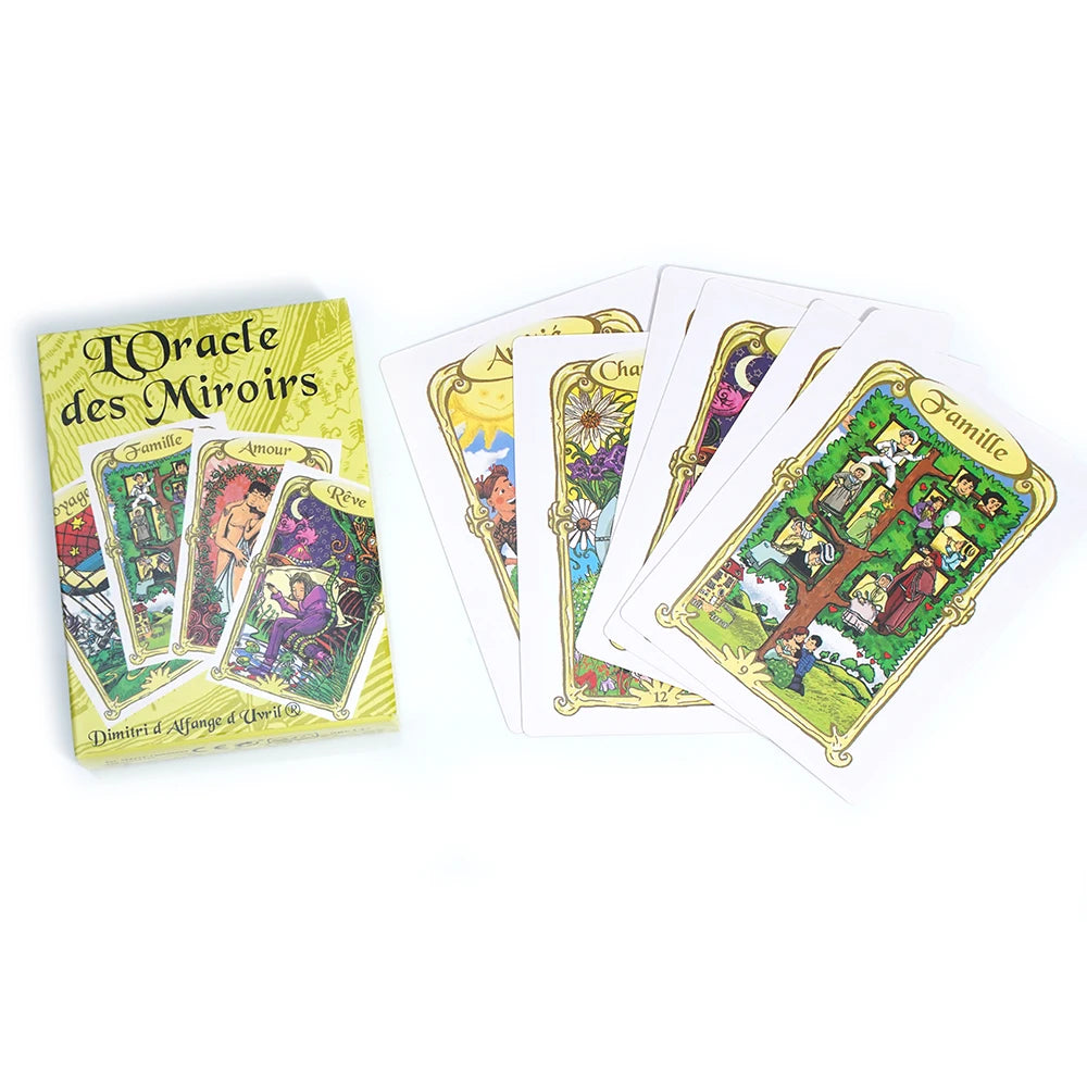 Oracle des Miroirs Un Voyage Mystique à Travers l'Amour la Famille et les Rêves Un Outil Idéal pour la Divination et la Réflexion Personnelle Éditions Spéciales Avec un manuel d'utilisation.