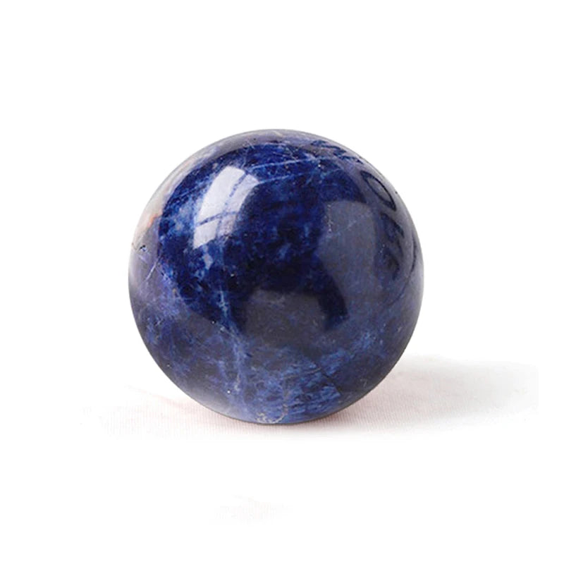 Boule de cristal naturel de 3cm, Quartz Rose, Globe poli, améthyste Lazuli, boule de massage, décoration de bureau pour la maison, boule de cristal de 30mm