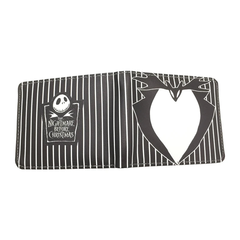 The Nightmare Before Christmas PU Leather Wallet, Credict Card Holder, Purse with Coin Pocket, New Arrival