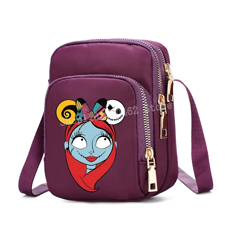 Sacs à bandoulière Disney le cauchemar avant noël pour hommes et femmes, pochette à bandoulière de grande capacité, sac à main de voyage, cadeau pour enfants, nouvelle collection