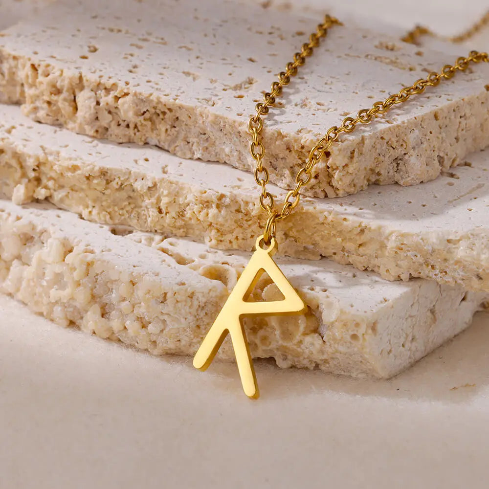 Vikings Rune pendentif collier en acier inoxydable pour femmes raffiné nordique runique pendentifs accessoires bijoux cadeau