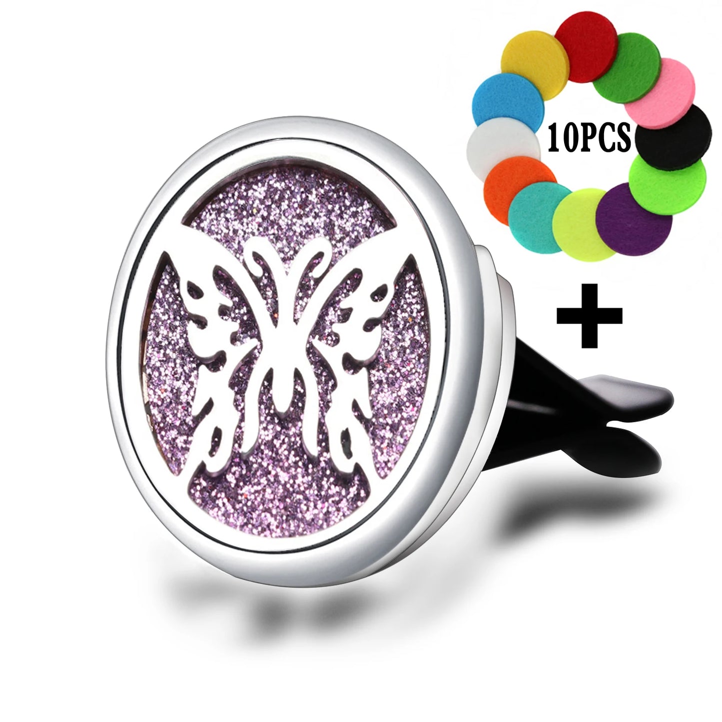 Joint d'aromathérapie pour voiture, arbre de vie, sortie d'air de voiture en acier inoxydable, diffuseur d'huile essentielle, médaillon de parfum à la mode, bijoux
