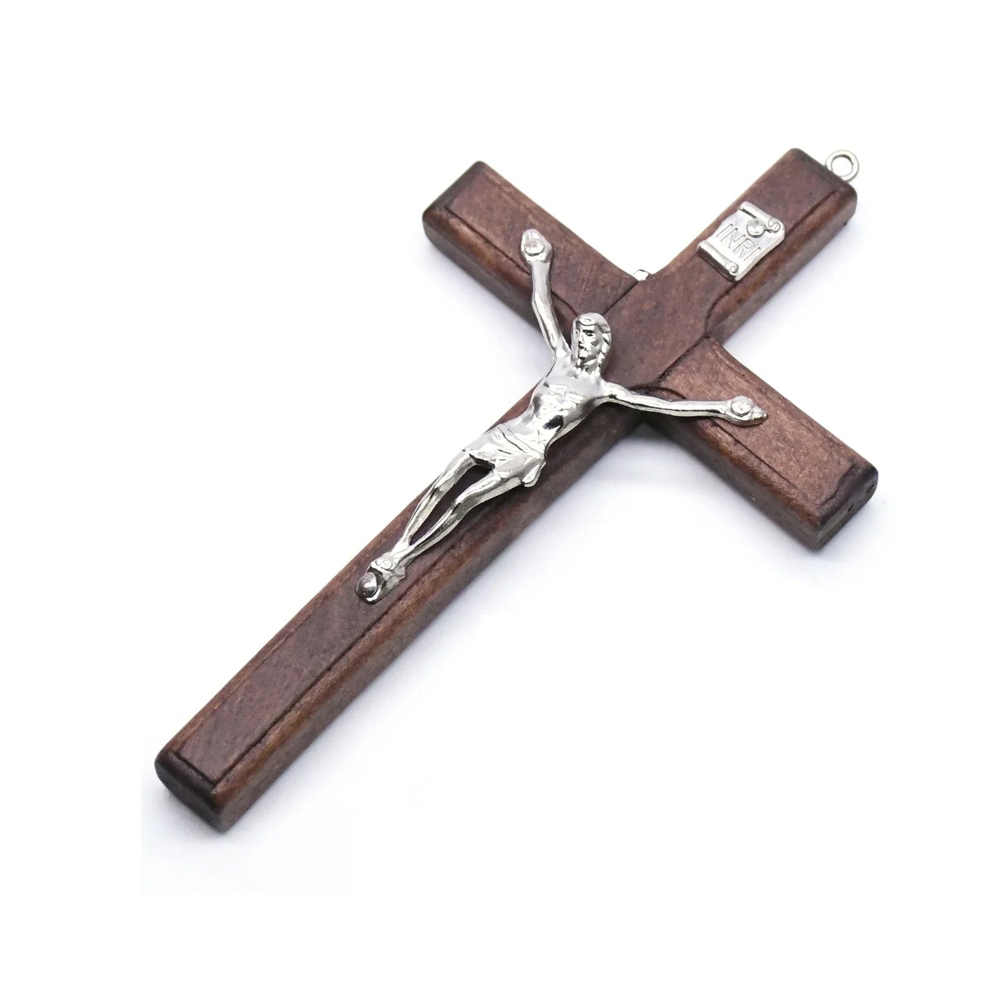 Statue de Christ en bois faite à la main, 1 pièce, pendentif de prière religieuse