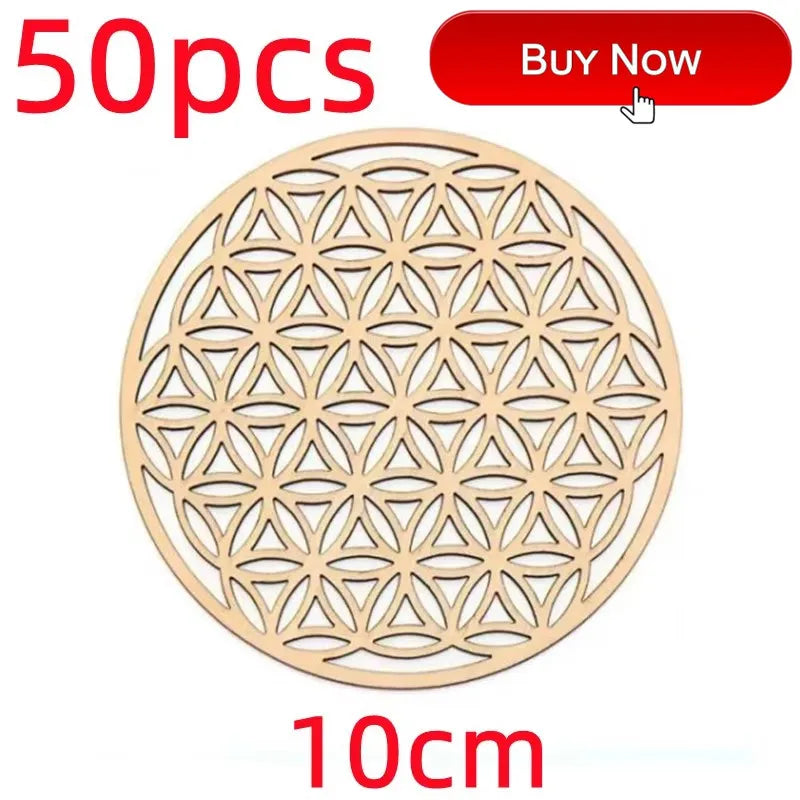 80/160/240 pièces fleur de vie énergie autocollant 3 cm doré Transparent cristal bijoux autocollants coque de téléphone PVC autocollant