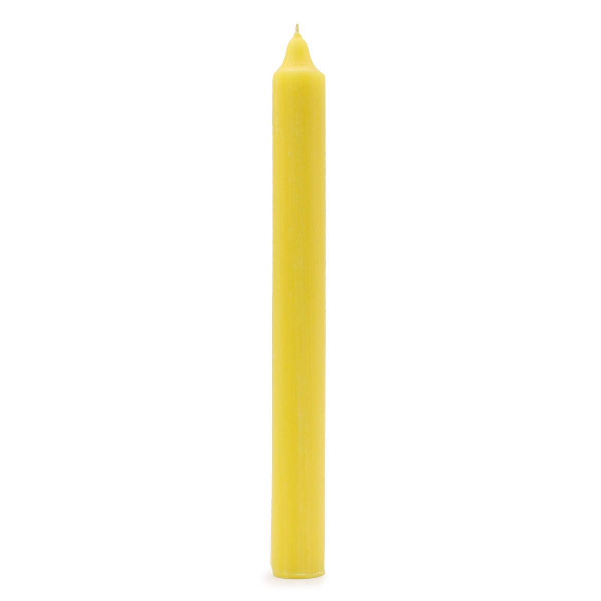 Velas a Granel de Color Sólido - Limón Rústico - Paquete de 10