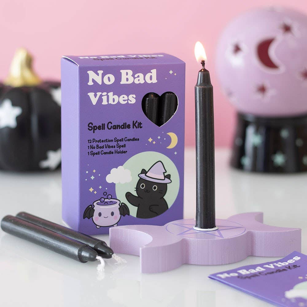 Kit de bougie de sortilège « Pas de mauvaises vibrations »