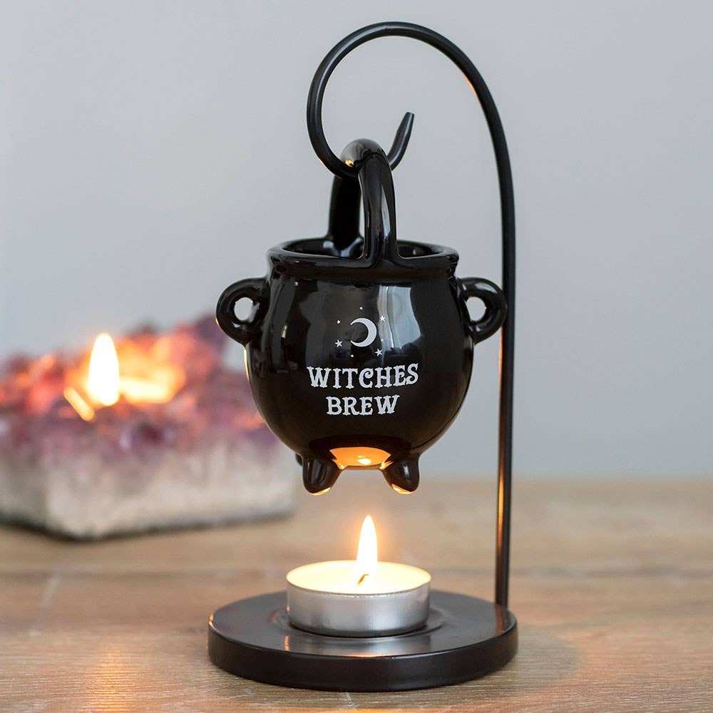 Brûleur d'huile chaudron suspendu Witches Brew