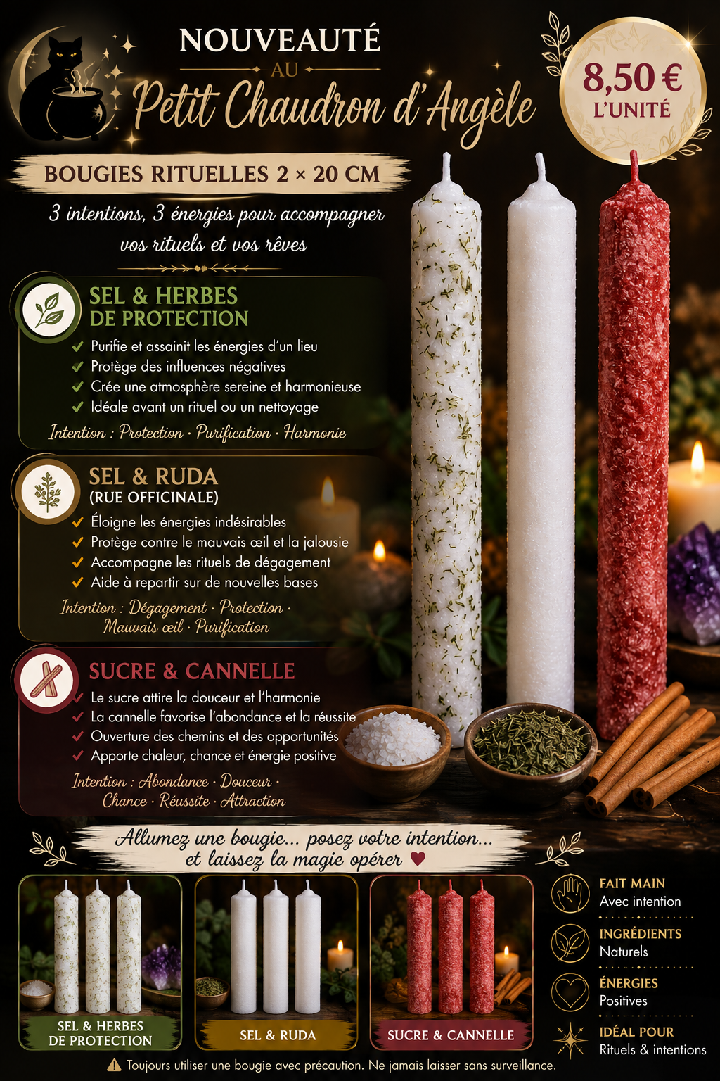 Bougie rituel