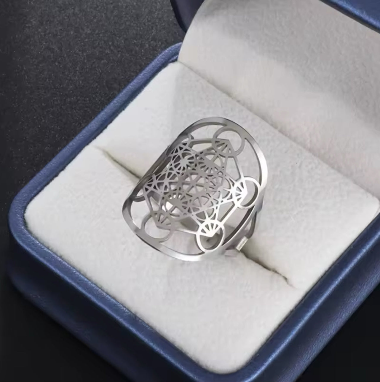 Bague “Métatron” – Élégance Sacrée & Protection Énergétique