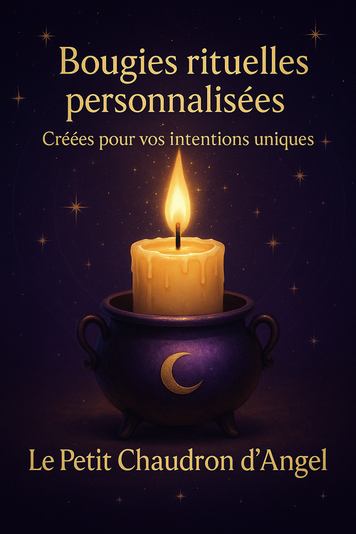 🕯️✨ Bougies rituelles personnalisées ✨🕯️