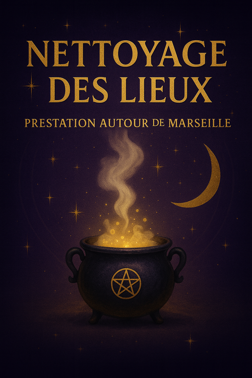 🌙✨ Nettoyage énergétique des lieux – Autour de Marseille ✨en 2 étapes