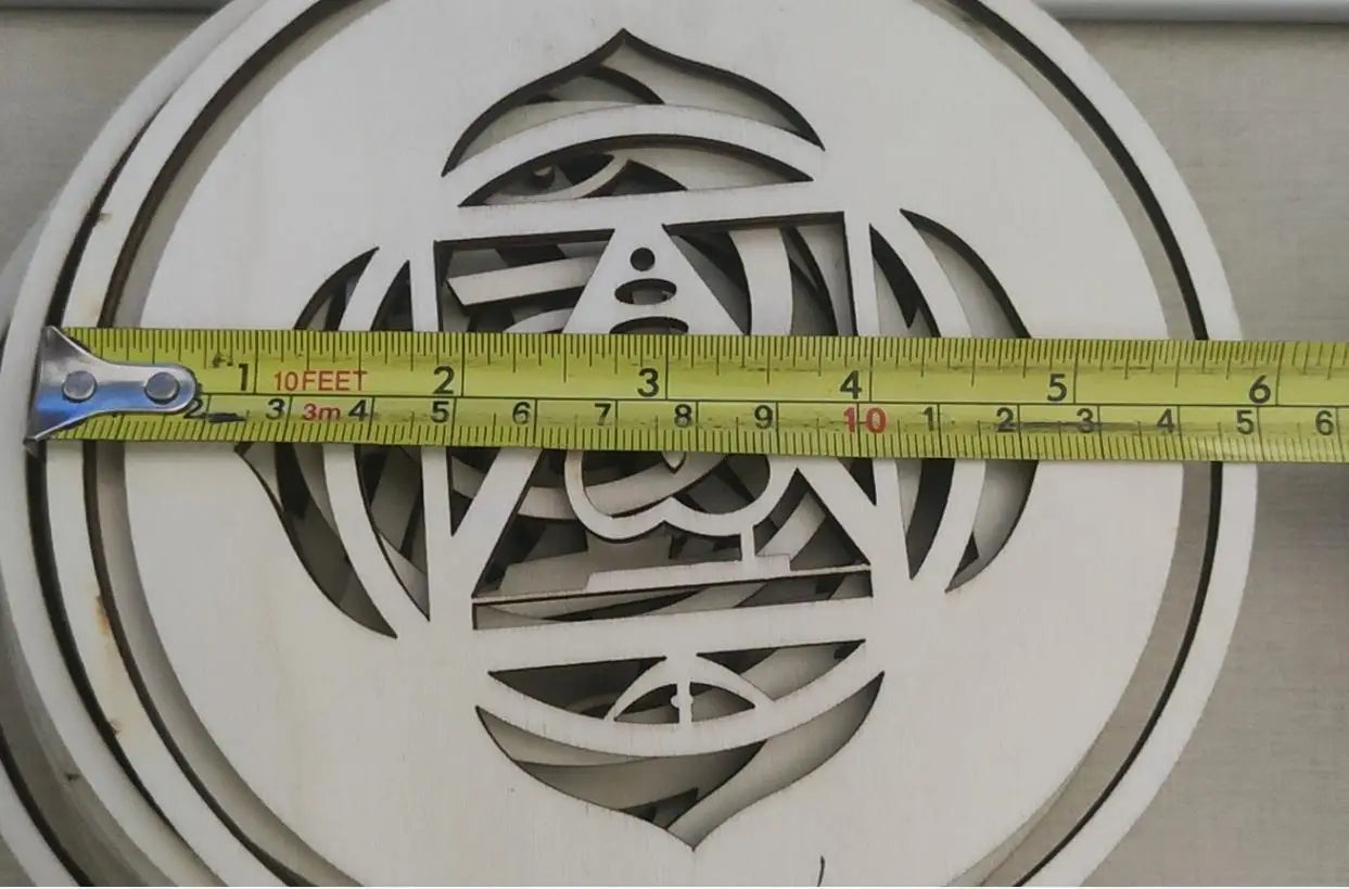 Yoga 7 Chakras bouddhiste Lotus Metatron hexagramme pendentif en bois tapisserie Ojibwe capteur de rêves sorcellerie tenture murale décor