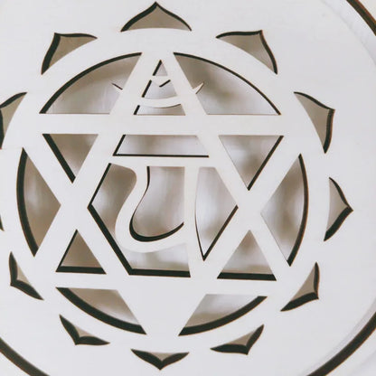 Yoga 7 Chakras bouddhiste Lotus Metatron hexagramme pendentif en bois tapisserie Ojibwe capteur de rêves sorcellerie tenture murale décor