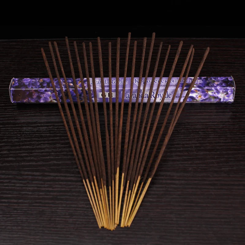Y 20 bâtons d'encens indien sauge blanche méditation lavande Yoga brise de mer amour encens purifiant l'air désodorisation aromathérapie