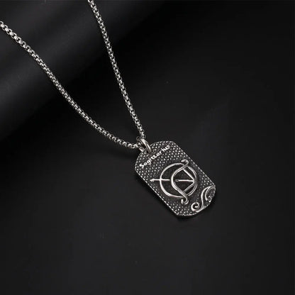 Collier Constellation Zodiac STRATravelling pour Homme, Acier Inoxydable, Bijoux à la Mode, Bélier Terminé, Vierge, Vèbre, Scorpion, 12 Styles