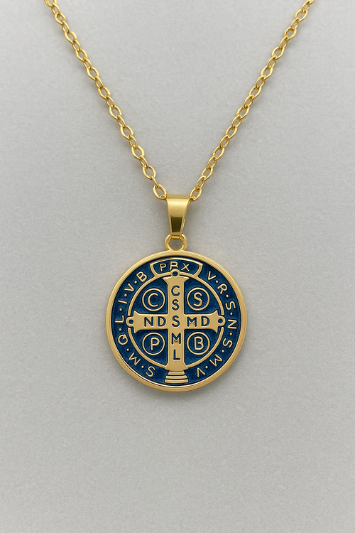 Collier de Protection – Médaille de Saint Benoît
Par Le Petit Chaudron d’Angèle