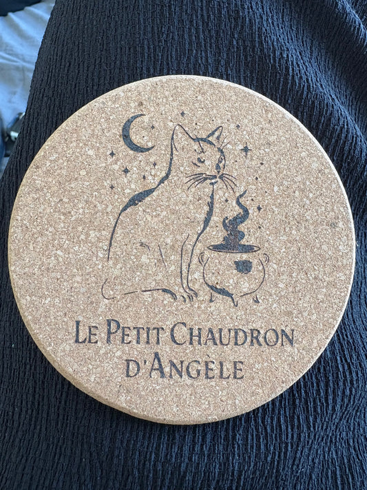 ✨ Nouveau ! Dessous de bougie “Le Petit Chaudron d’Angèle” ✨