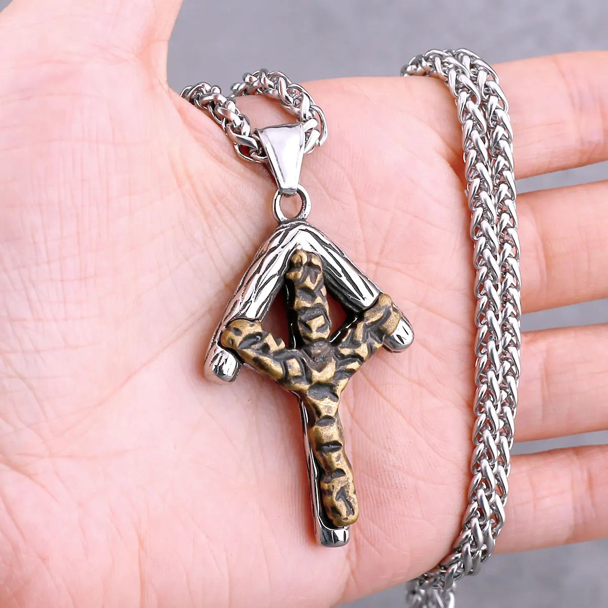 Vikings Odin Rune collier divers hommes nordique Vegvisir Valknut amulette pendentif en acier inoxydable Punk mode bijoux en gros