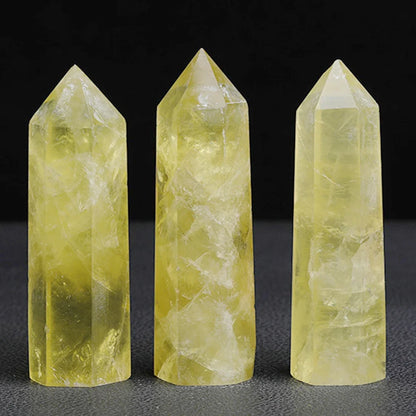 Pierre naturelle et cristaux pointe baguette sorcellerie Quartz Rose améthyste décoration de la maison pierres minérales artisanat salle Aquarium décor