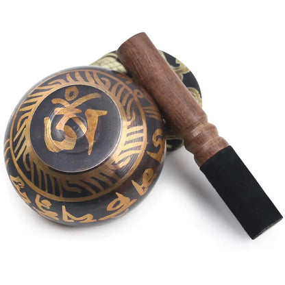Ensemble de bols chantants tibétains, cadeau unique, comparateur pour la méditation, le yoga, la relaxation, la prière de guérison des chakras et l'esprit