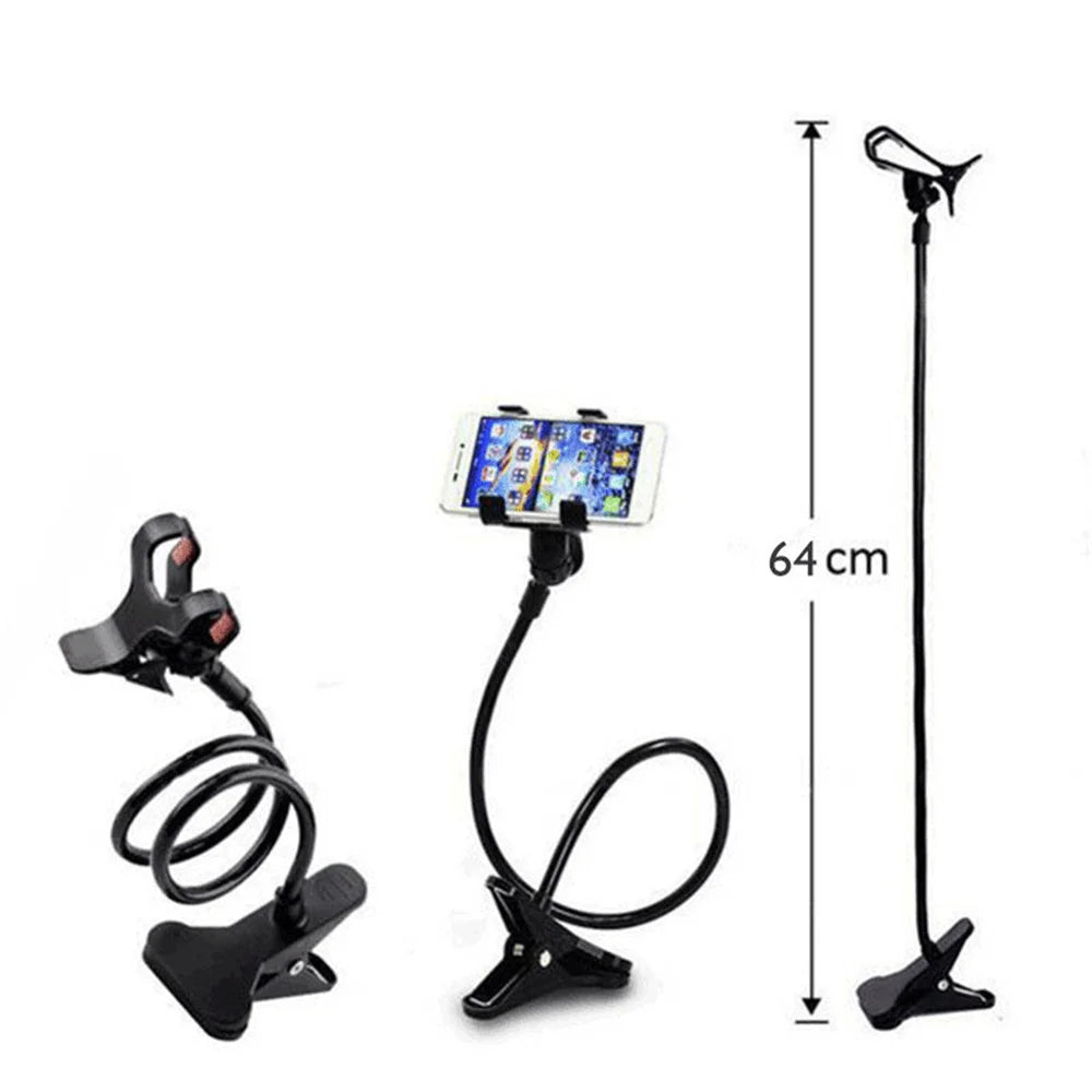 Support de téléphone portable universel, bras Long Flexible, paresseux, pince de lit, tablette, Support de voiture pour iPhone XS Samsung