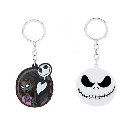 Porte-clés pendentif L'Étrange Noël de Monsieur Jack pour Halloween, accessoires Disney, Jack Skellington, Sally, bijoux cadeaux