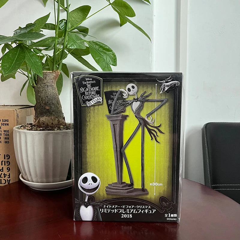 The Nightmare Before Christmas Jack Skellington Action Figure, 12 Face Jack Chair, Special Version Model Toy, Hmatte en Present