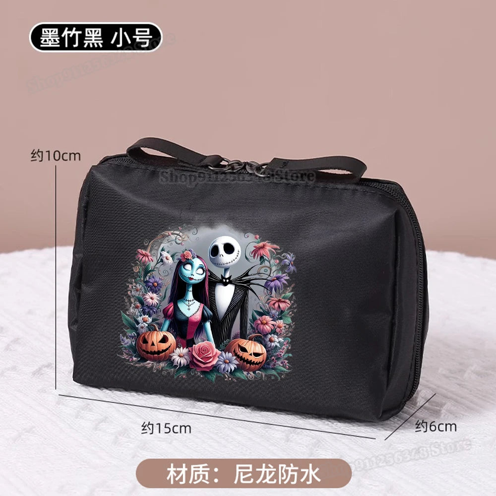 Le cauchemar avant noël trousse de maquillage dessin animé Figure Jack Skellington pochette sacs à cosmétiques Disney maquillage organisateur cas
