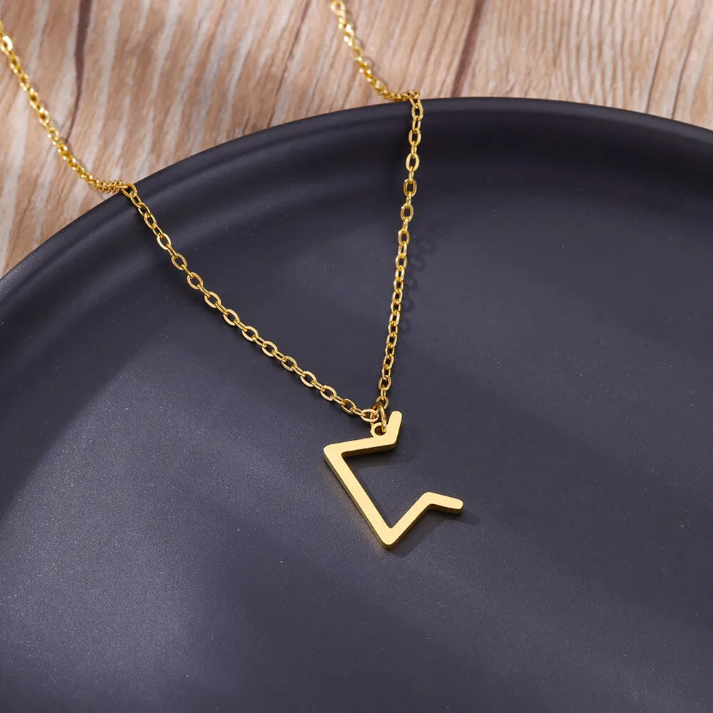 Vikings Rune pendentif collier en acier inoxydable pour femmes raffiné nordique runique pendentifs accessoires bijoux cadeau