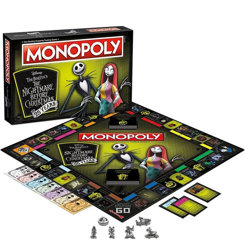 Le cauchemar avant Noël de Disney, Jack Skellington, Sally Cosplay, jeu de société, carte en papier, vol explorez ecs, fête d'Halloween, jouet cadeau