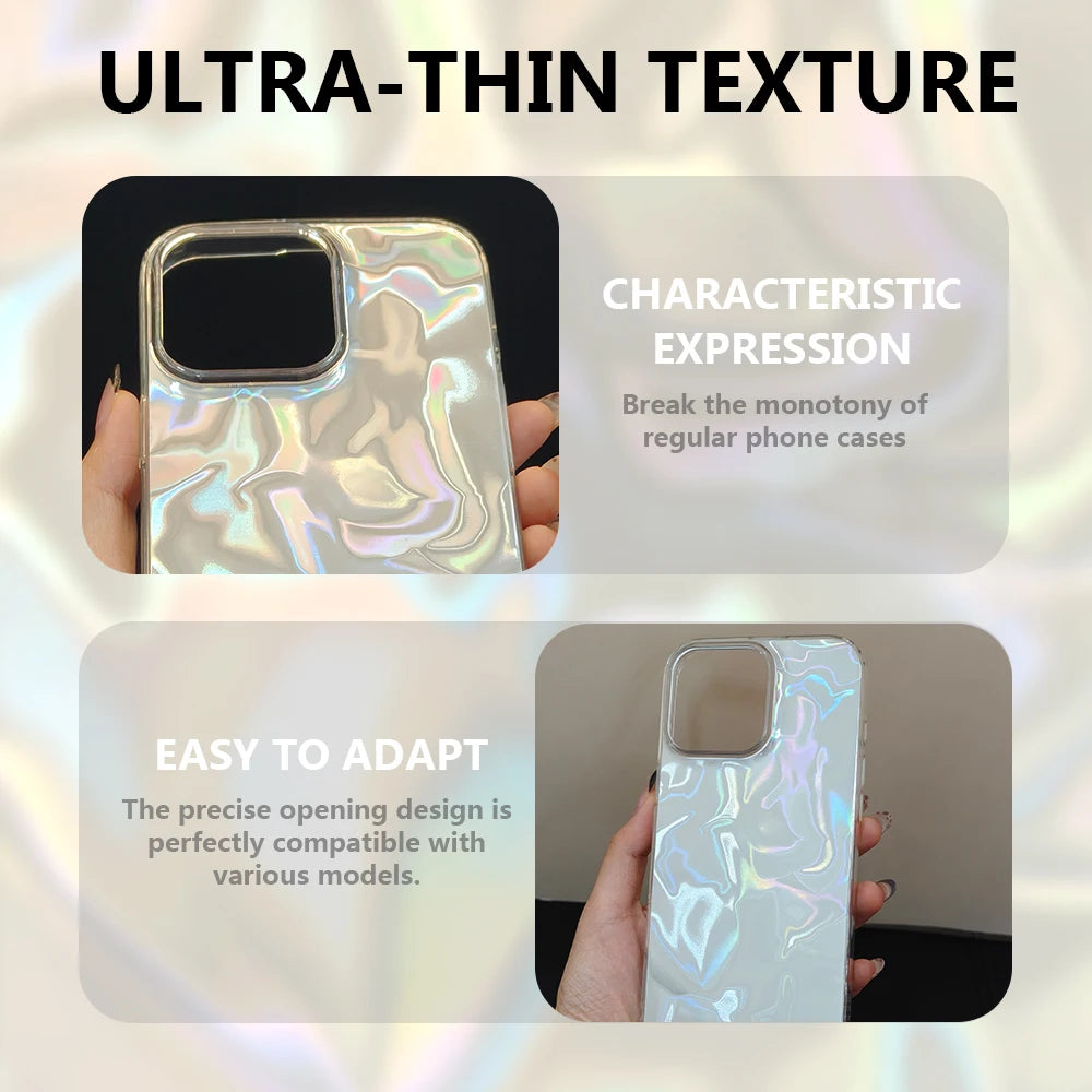 Coque de téléphone Horror B-BeetlejuiceS pour iPhone 16 15 14 13 Plus Pro Max, surface brillante colorée en satin