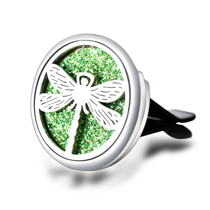 Joint d'aromathérapie pour voiture, arbre de vie, sortie d'air de voiture en acier inoxydable, diffuseur d'huile essentielle, médaillon de parfum à la mode, bijoux