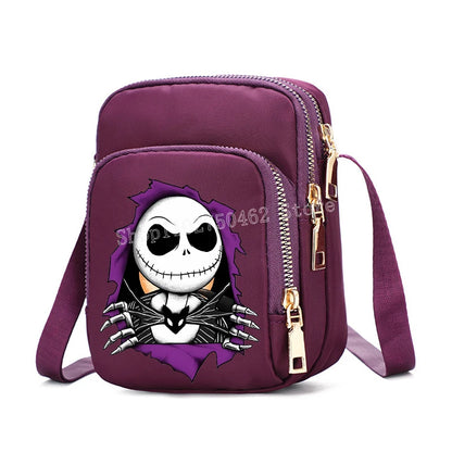 Sacs à bandoulière Disney le cauchemar avant noël pour hommes et femmes, pochette à bandoulière de grande capacité, sac à main de voyage, cadeau pour enfants, nouvelle collection