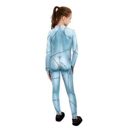 [Tu es mon Secret] le cauchemar avant noël Anime Cosplay Costume Halloween Sally fille imprimé fête body