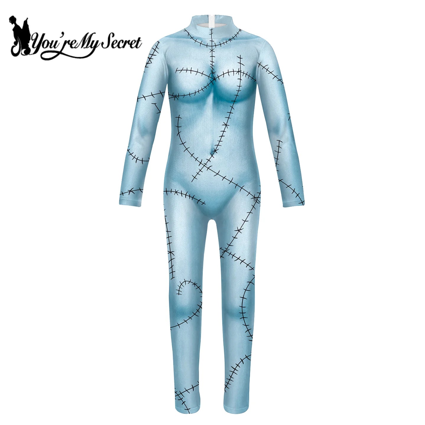 [Tu es mon Secret] le cauchemar avant noël Anime Cosplay Costume Halloween Sally fille imprimé fête body