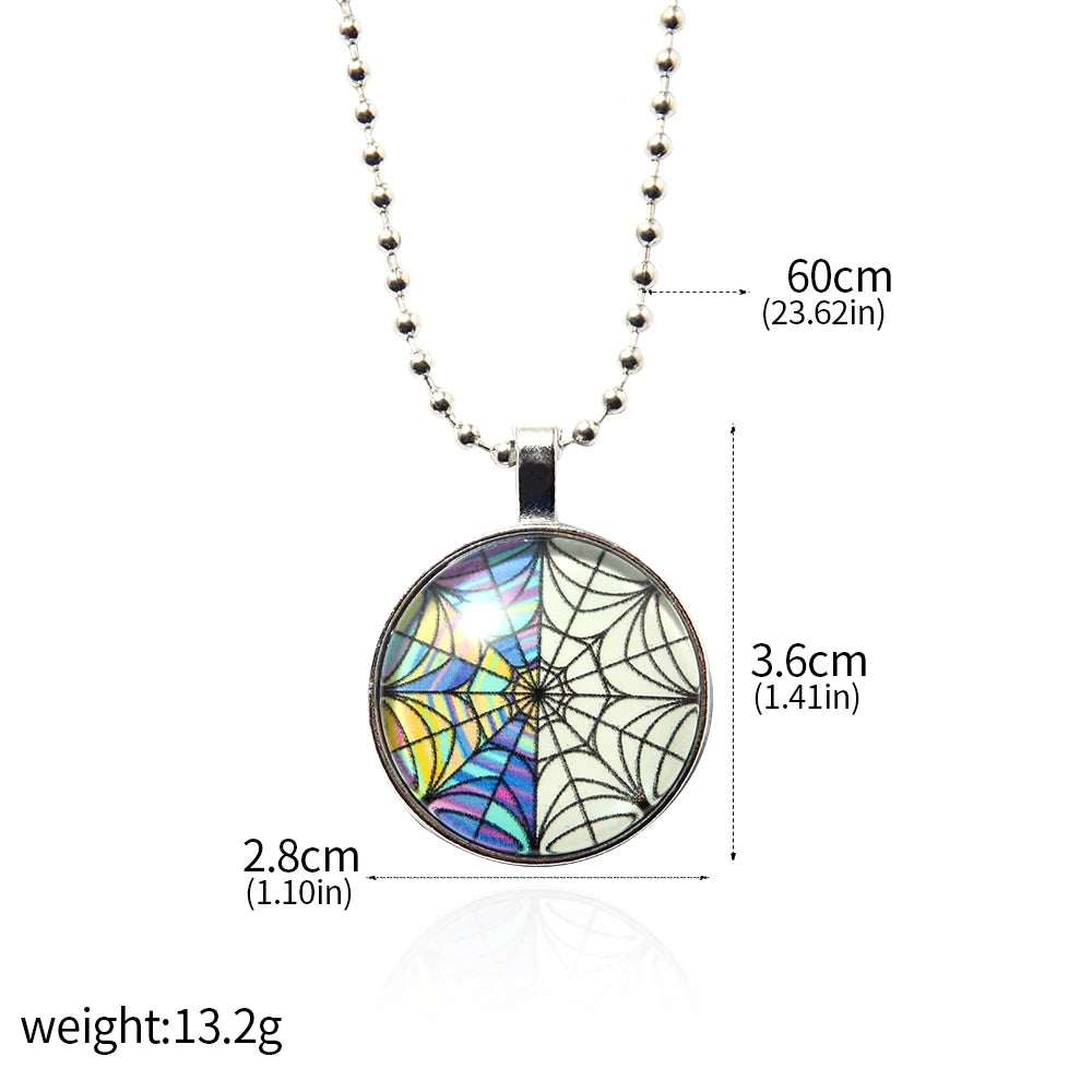 Bracelet de perles de fenêtre arc-en-ciel mercredi Addams, pendentif chose à main, bijoux gothiques pour femmes, accessoires cadeau