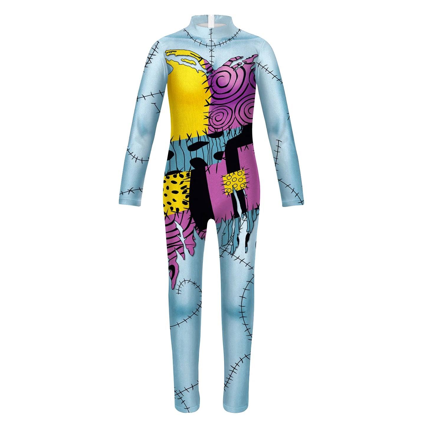 [Tu es mon Secret] le cauchemar avant noël Anime Cosplay Costume Halloween Sally fille imprimé fête body