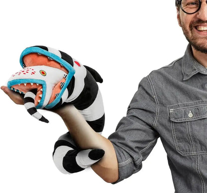 Figurine en peluche interactive à collectionner Beetlejuice Sandworm, 13 po
