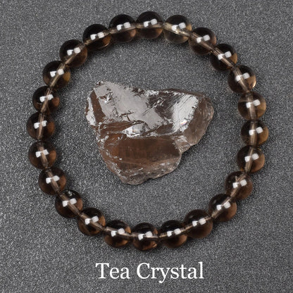 Bracelet de perles en pierre d'obsidienne dorée naturelle pour hommes et femmes, pierre brute d'obsidienne arc-en-ciel légère dorée, perle ronde, bijoux d'énergie naturelle